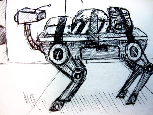 Sketch of a cargo robot